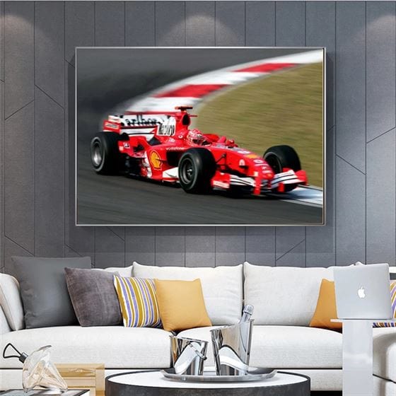 Michael Schumacher - Ferrari canvas