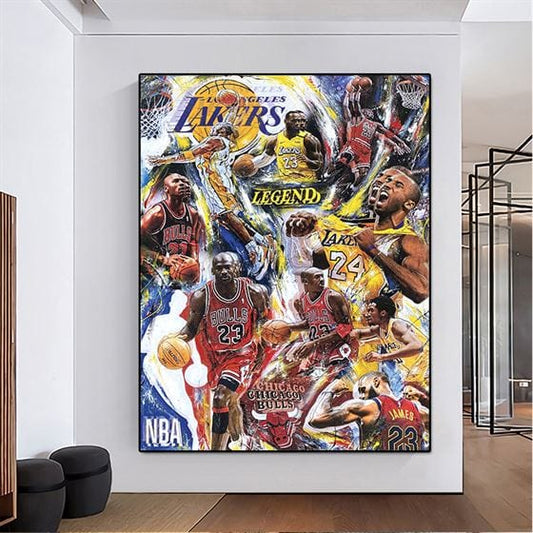 NBA Legends canvas