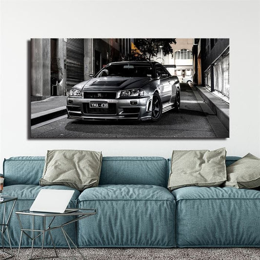Nissan Skyline GT-R canvas
