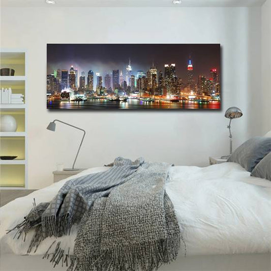 NYC night scenery canvas