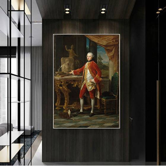 Pompeo Batoni - Portrait of a Young Man canvas