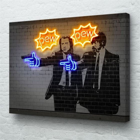 Pulp Fiction - Vega and Jules canvas
