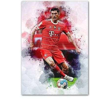 Robert Lewandowski canvas