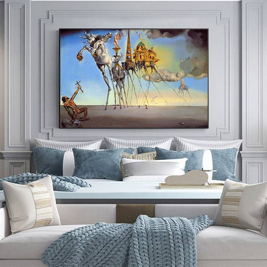 Salvador Dali - The Temptation of St. Anthony canvas