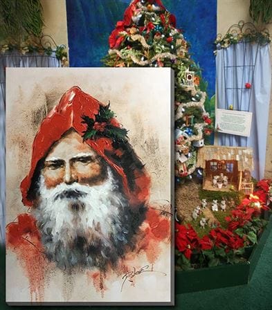 Santa canvas