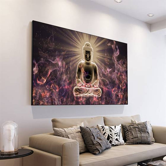 Shining Buddha canvas