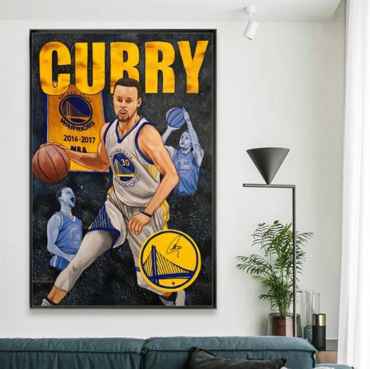Steph Curry GSW canvas