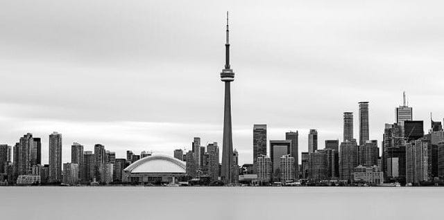 Toronto skyline canvas