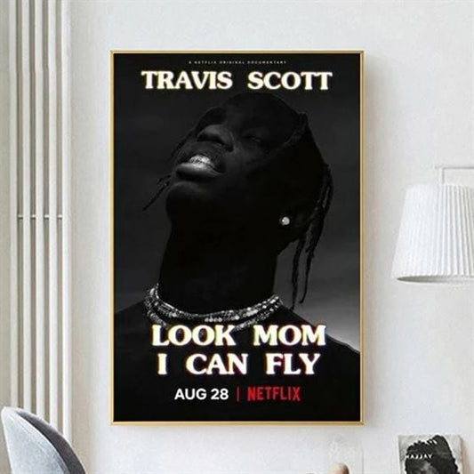 Travis Scott - Look mom i can fly canvas