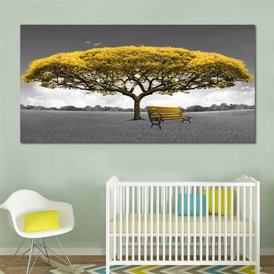 Tree of life (yellow) canvas