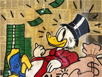 Uncle Scrooge canvas