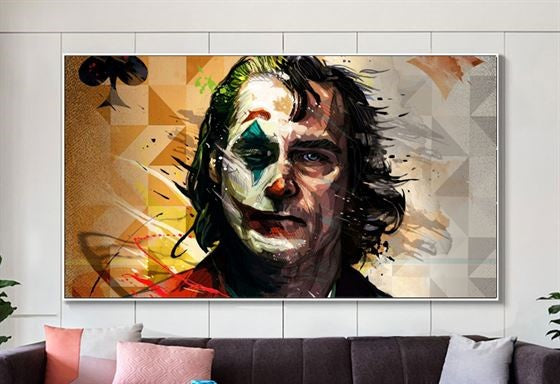 Joker grafitti canvas