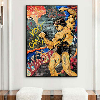 Arnold Schwarzenegger canvas