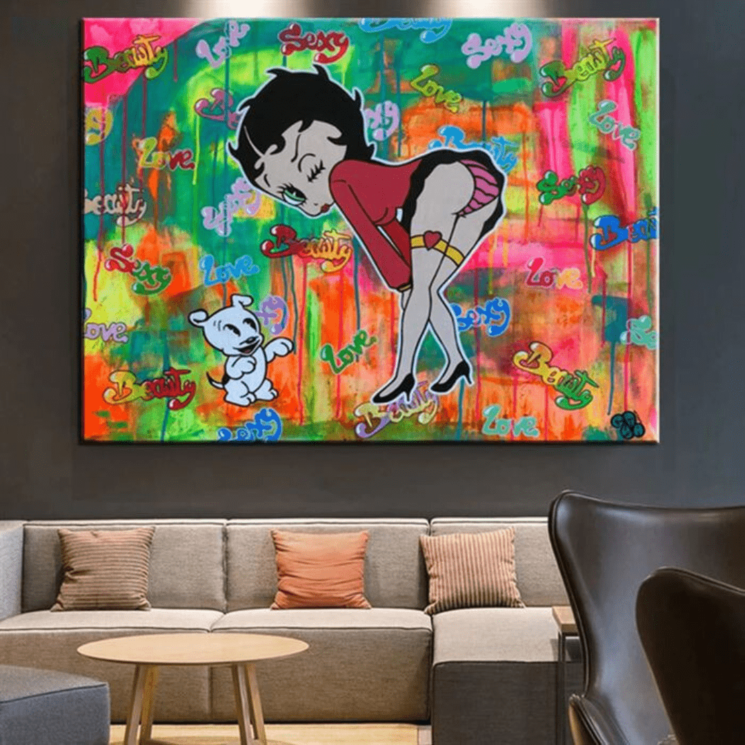 Betty Boop canvas