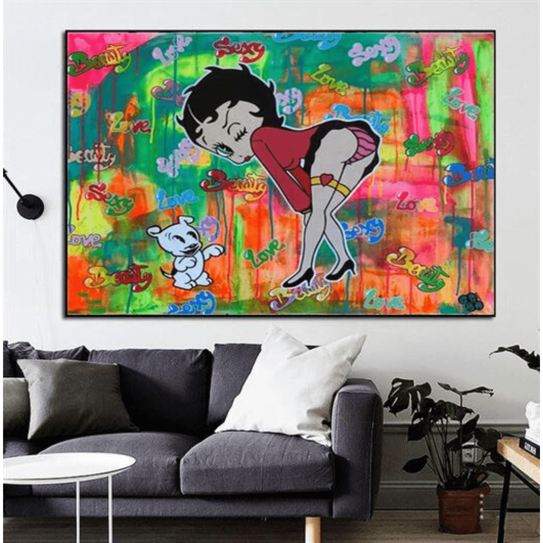 Betty Boop canvas