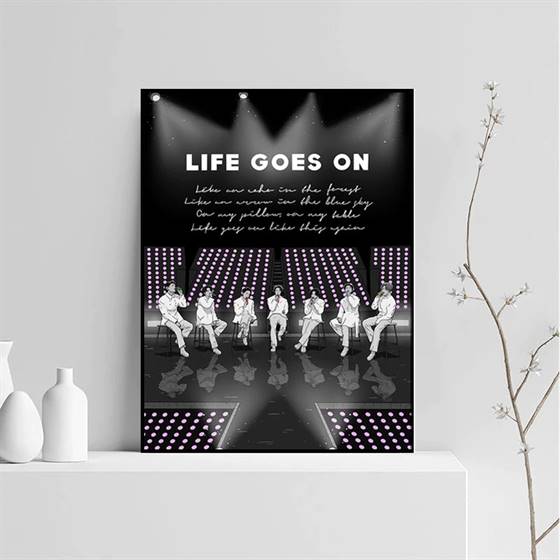 BTS- Life goes on canvas