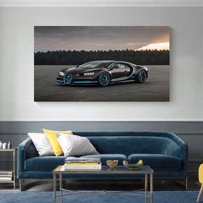 Bugatti Chiron canvas