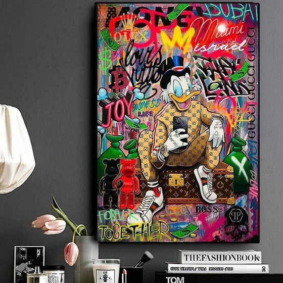 Fashion Uncle Scrooge canvas