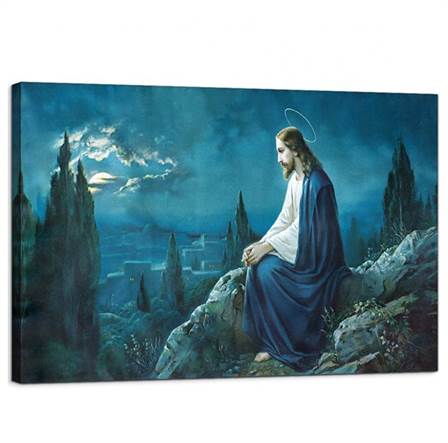 Jesus at the Gethsemane canvas