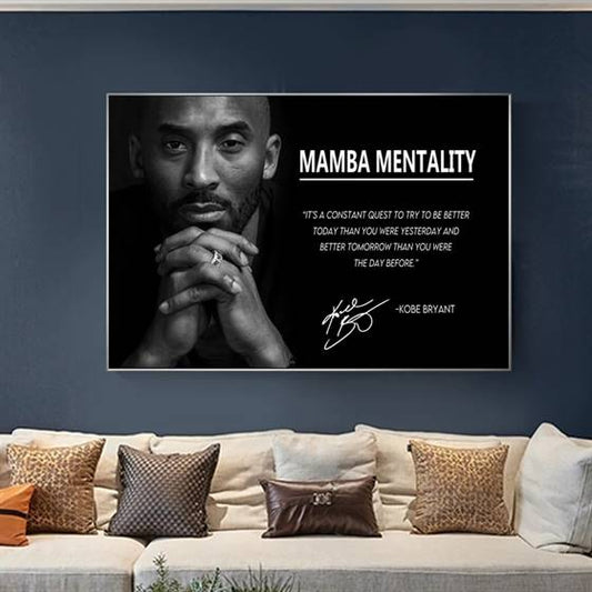 Kobe Bryant - Mamba mentality canvas