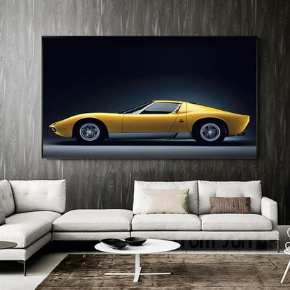Lamborghini Miura canvas