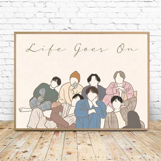 Life goes on - BTS canvas