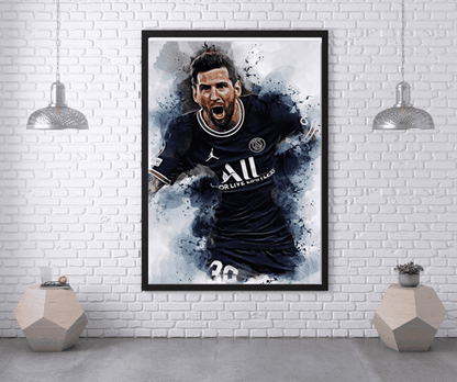 Lionel Messi - PSG canvas