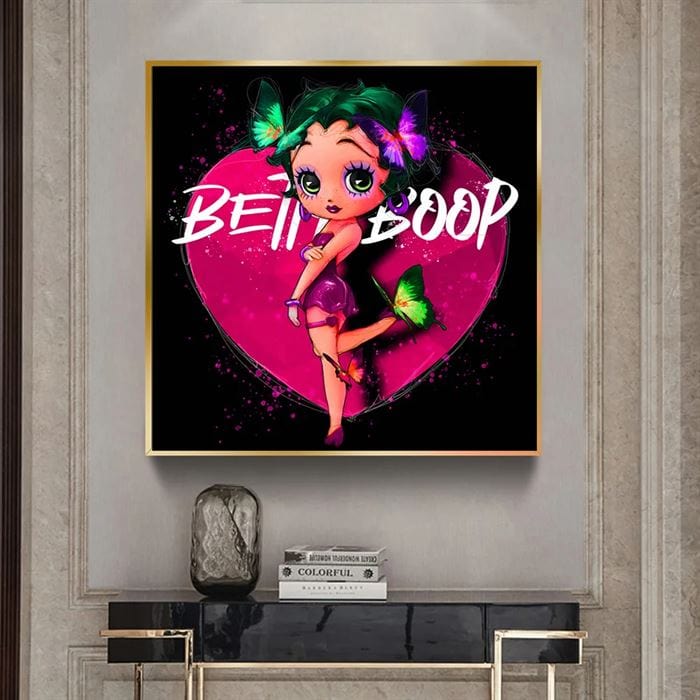 Little Betty Boop canvas
