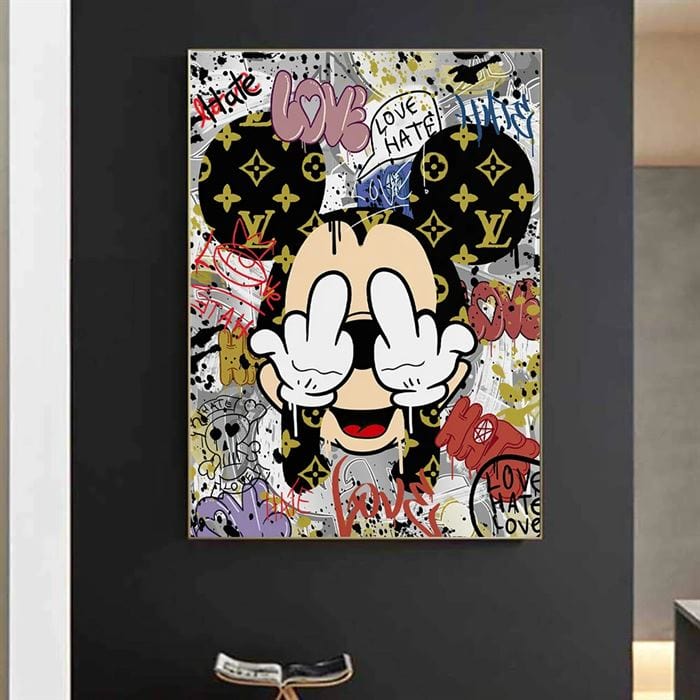 Luxury Mickey Mouse canvas