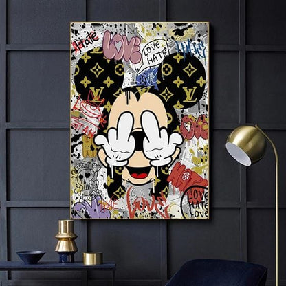 Luxury Mickey Mouse canvas