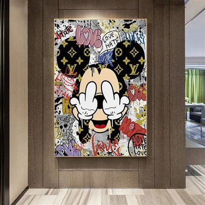 Luxury Mickey Mouse canvas