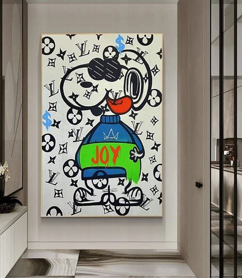 Luxury Snoopy canvas