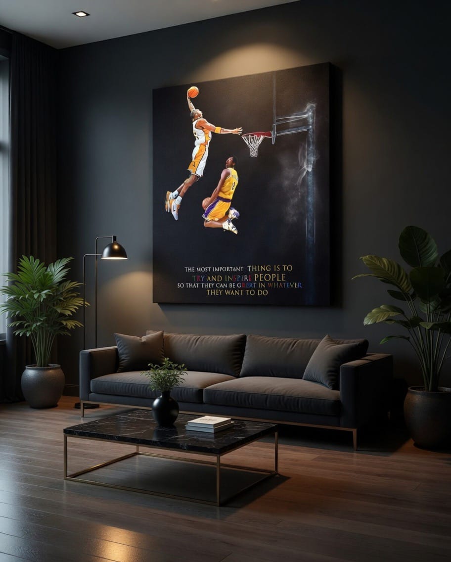 Mamba Slam Dunk canvas