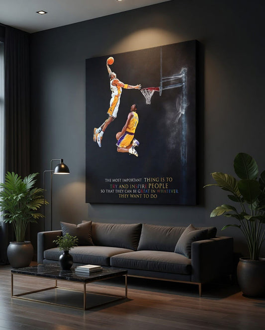 Mamba Slam Dunk canvas