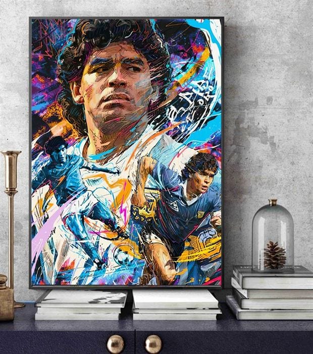 Maradona canvas