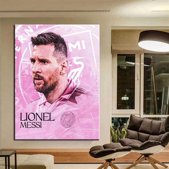 Messi - Inter Miami canvas