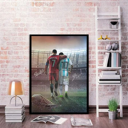 Messi x Ronaldo canvas