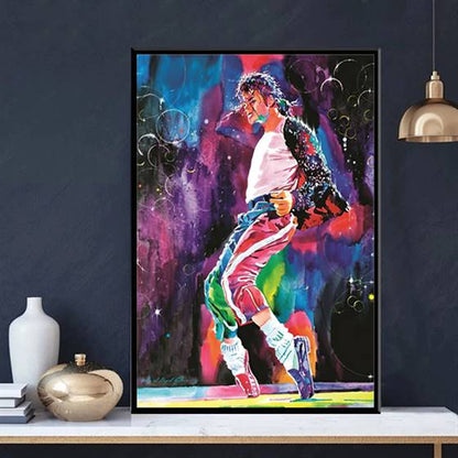 Michael Jackson dancing canvas