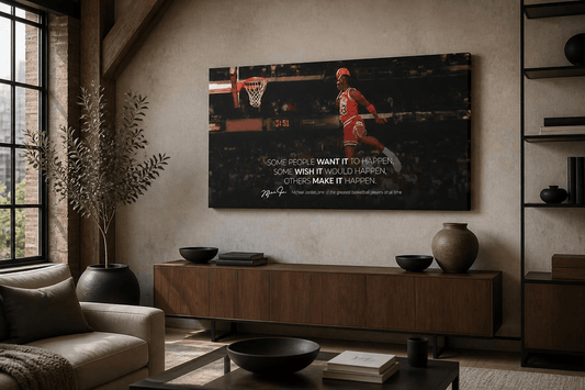Michael Jordan - Make it happen canvas