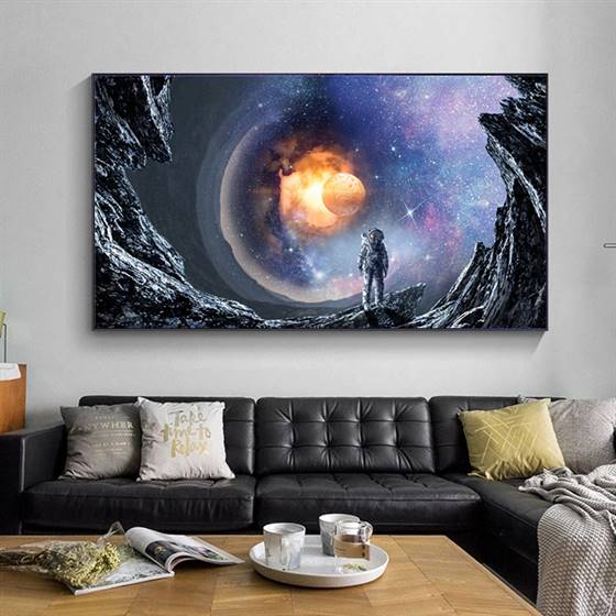 Outer space canvas
