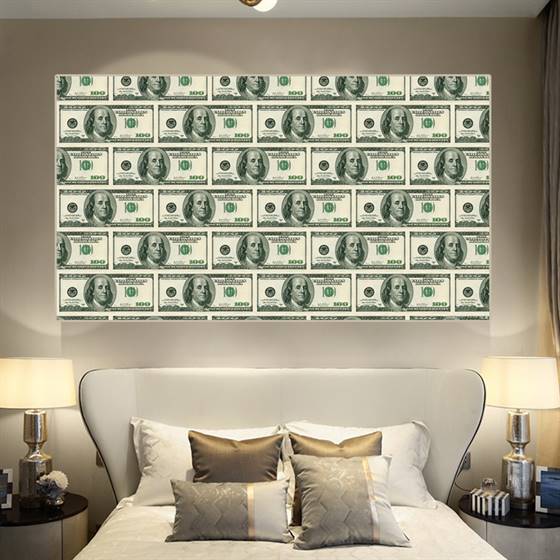 Print some dollars canvas