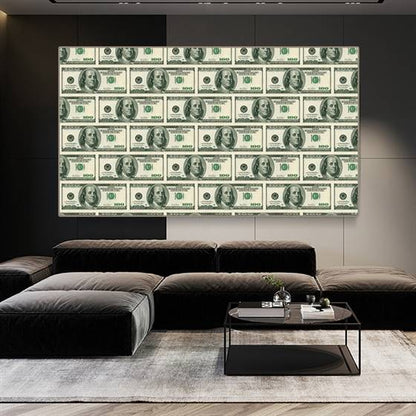 Print some dollars canvas