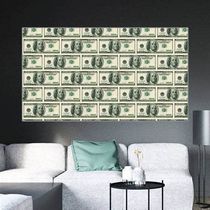 Print some dollars canvas