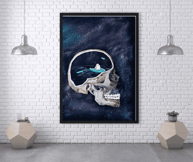 Space dreaming canvas