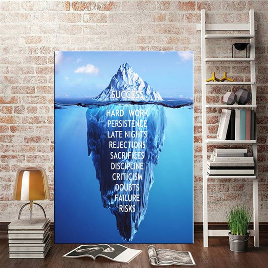 Success - Iceberg canvas