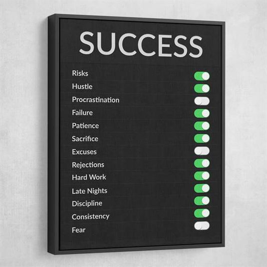 Success- Phone menu canvas