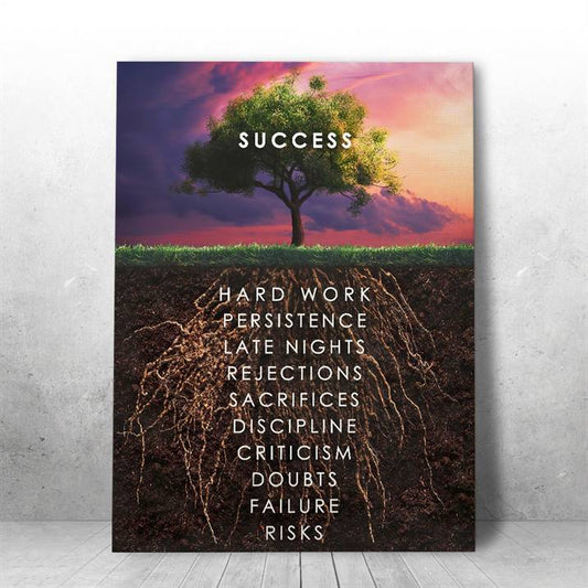 Success - Tree canvas