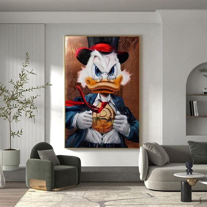 Super Scrooge canvas