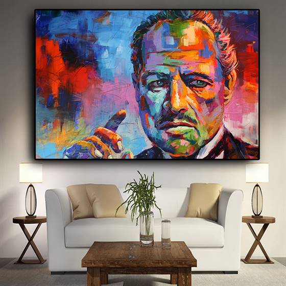 The Godfather - Vito Corleone canvas
