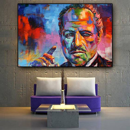 The Godfather - Vito Corleone canvas